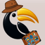 CapitalsQuiz toucan logo